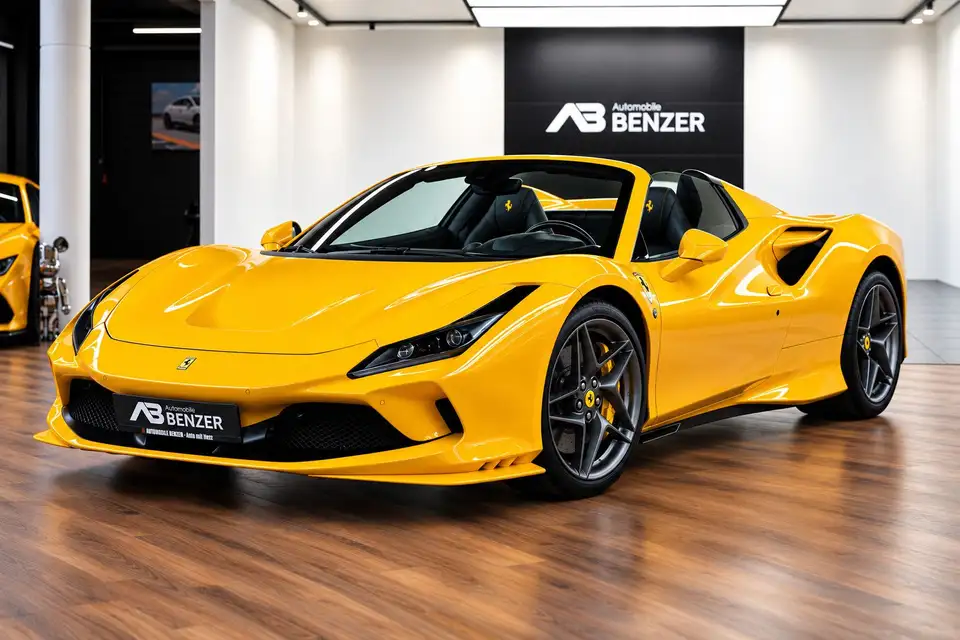 Ferrari F8 Spider Giallo Modena Lift Carbon Kamera