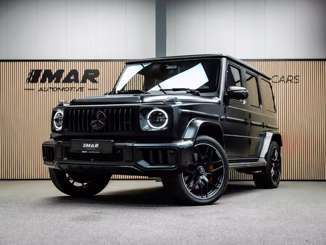 Mercedes-Benz G-klasse AMG G 63 Vol uitgevoerde manufactur magno black, rode stikse