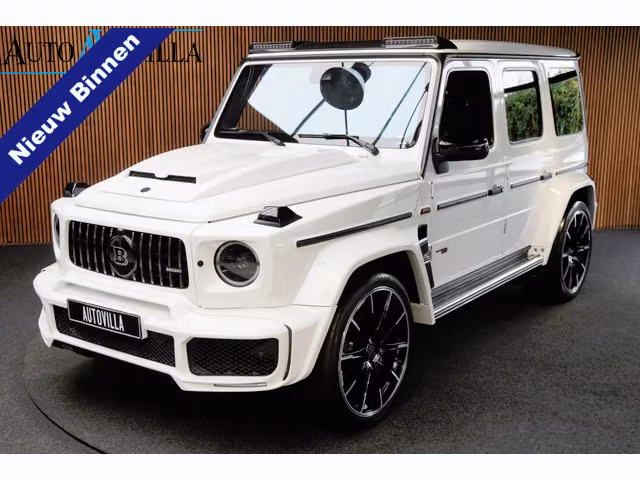 Mercedes-Benz G-klasse BRABUS 800 Massage Burmester PTS 360° Camera Leer Navi Stoel