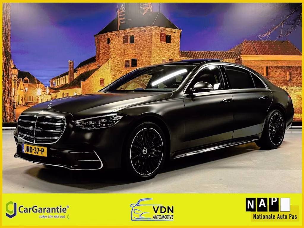 Mercedes-Benz S-klasse 580 4Matic V8 Lang AMG Panodak Burmester NIEUWSTAAT