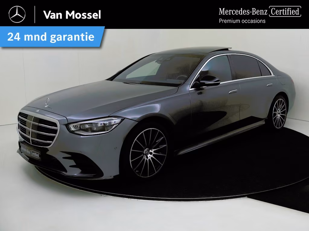 Mercedes-Benz S-klasse 580 e Lang / AMG/ 20 inch/ Night/ Aug. Reality Head Up/ Rear